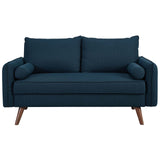 Revive Upholstered Fabric Loveseat Azure EEI-3091-AZU