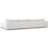 Commix Down Filled Overstuffed 5 Piece Sectional Sofa Set Beige EEI-3358-BEI