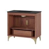 Modway Furniture Daylight 36" Bathroom Vanity 0423 Black Walnut EEI-6300-BLK-WAL