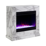 Sei Furniture Dendale Faux Marble Fireplace Fc1062859 Fc1062859