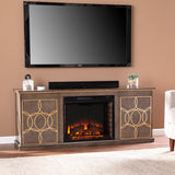 Sei Furniture Yardlynn Electric Fireplace Console W Media Storage Fe1137356