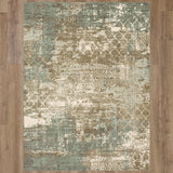Artisan by Scott Living Frotage Machine Woven Triexta Geometric/Abstract Modern/Contemporary Area Rug