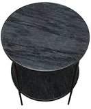 Noir Rivoli Side Table GTAB278-ML