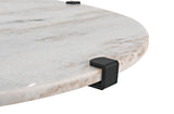 Noir Edith Adjustable Side Table GTAB679MTB-L
