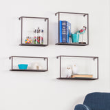 Holly Martin Zyther Metal Wall Shelves 4Pc Set Hz0307