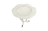 Frosted Glass Bowl on Stand, SM