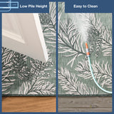Trans-Ocean Liora Manne Malibu Pine Casual Indoor/Outdoor Power Loomed 88% Polypropylene/12% Polyester Rug Green 7'10" x 9'10"