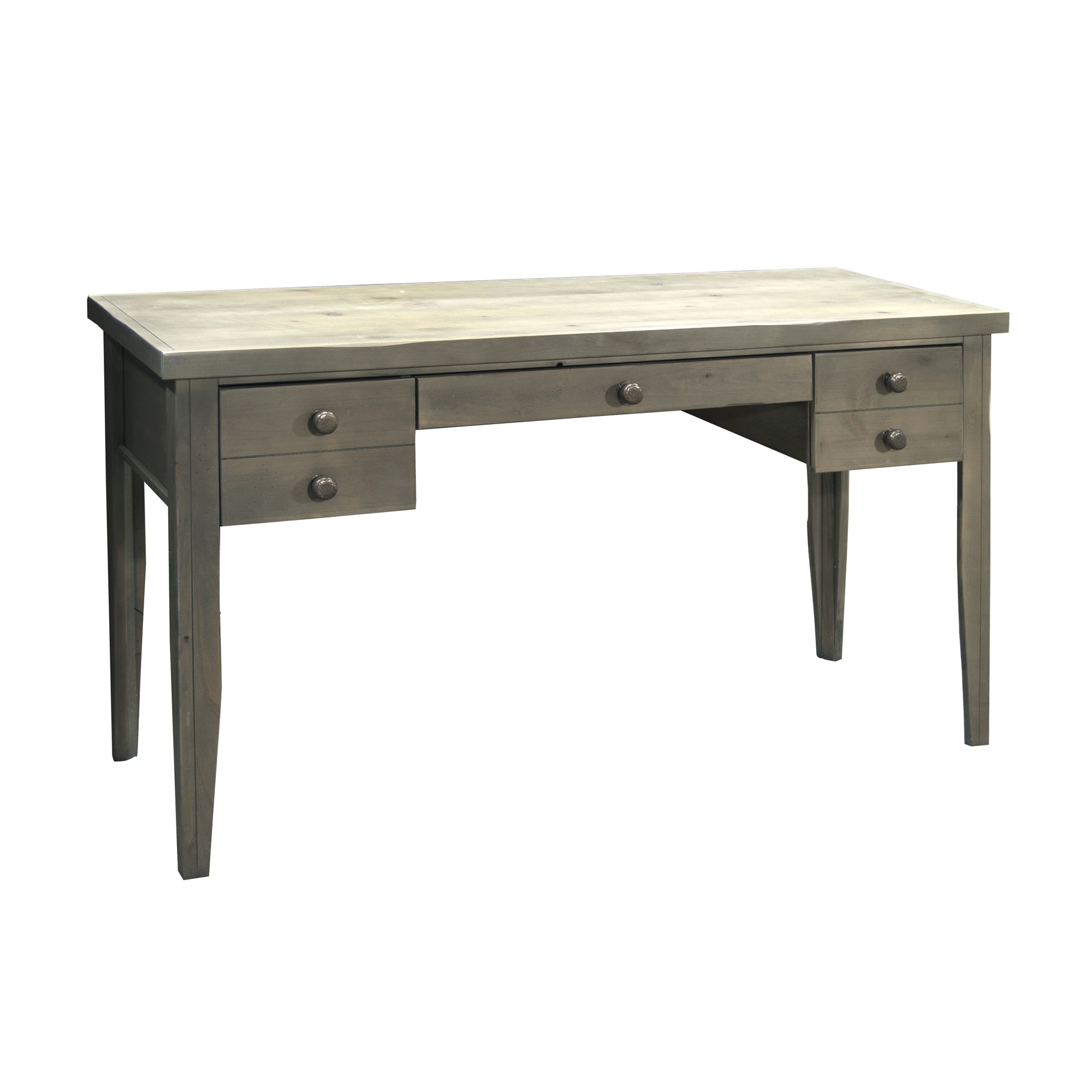 Traditional Rustic Writing Desk - Handcrafted Solid Wood, Fully Assemb