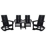 EE2061 Cottage Outdoor Bundle - Rocking Chairs/Side Table - Set of 4