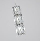 Bethel Chrome LED Single Pendant Lighting in Metal & Crystal