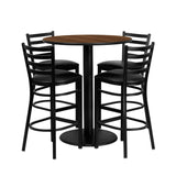 EE2411 Traditional Commercial Grade Laminate Restaurant Bar Table and Stool Set [Single Unit]