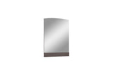 Whiteline Modern Living Berlin Rectangular Mirror In High Gloss Chestnut Grey MR1754-GRY