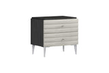 Whiteline Modern Living Pino Night Stand NS1752-DGRY/LGRY