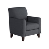 Fusion 702-C Transitional Accent Chair 702-C Truth or Dare Navy Accent Chair