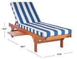 Newport Chaise Lounge Chair With Side Table