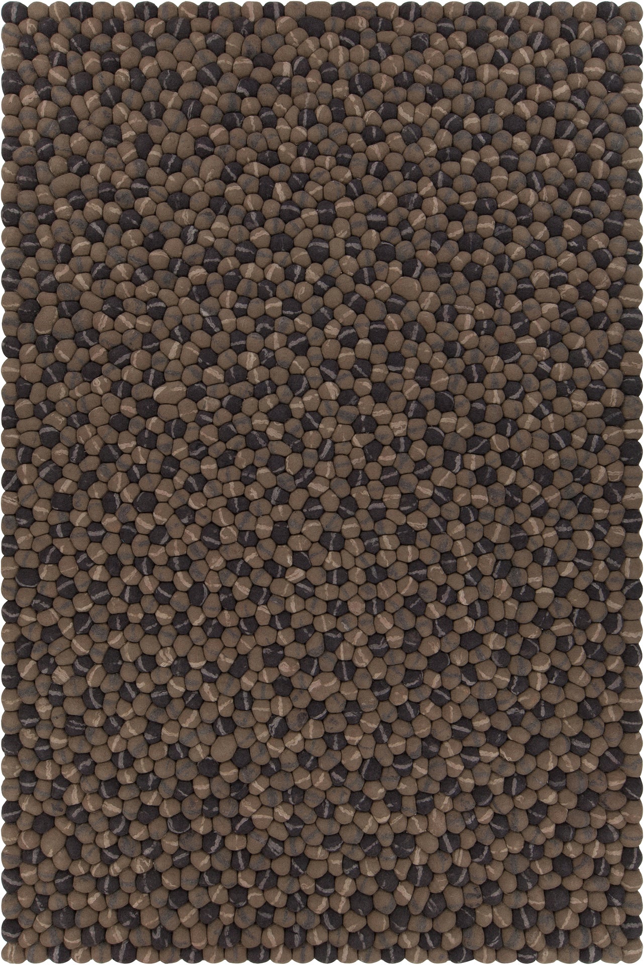 Tan and Gray Detailed Grid Scatter Rug – English Elm