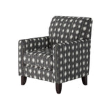 Fusion 702-C Transitional Accent Chair 702-C Bindi Pepper Accent Chair