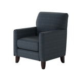Fusion 702-C Transitional Accent Chair 702-C Theron Indigo Accent Chair