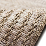 Trans-Ocean Liora Manne Orly Stripe Casual Indoor/Outdoor Power Loomed 100% Polypropylene Rug Natural 7'10" x 9'10"