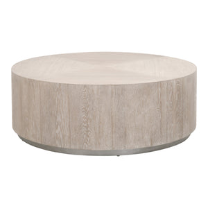 Essentials for Living District Roto Large Coffee Table 4608-L.NGO/SLV
