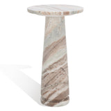 Valentia Round Marble Accent Table