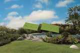 Simply Shade - Treasure Garden Capri 4.95' x 6.93' Rectangle Balcony in Polyester Fabric Stone / Platinum 4.95' x 6.93' Rectangle
