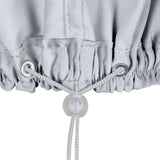 Simply Shade - Treasure Garden Cantilever Umbrella in 160g Polyester Fabric Grey /  Fits (10',11', 13') x 104"H