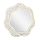 Union Home Swirl Round Mirror White Oil Ash Wood