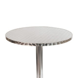 English Elm EE2548 Contemporary Commercial Grade Aluminum Patio Bar Table Aluminum EEV-16258