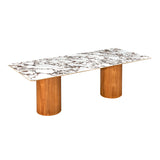 TOV Furniture Tamara Ceramic Rectangular Dining Table  