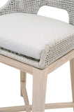 Essentials for Living Woven Tapestry Outdoor Counter Stool 6850CS.WTA/PUM/GT