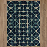 Expressions by Scott Living Triangle Accordion Machine Woven Polyester Geometric Modern/Contemporary Area Rug