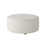 Fusion 140-C Transitional Cocktail Ottoman 140-C Chanica Oyster 39" Round Cocktail Ottoman