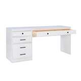 Victor Desk 1 File Cabinet Whitewash