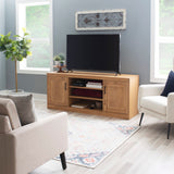 VICTOR 2 DOORS TV STAND NATURAL