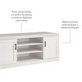Victor 2 Doors Tv Stand White Wash