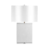 Sagebrook Home Contemporary Crystal 29" Table Lamp, White/white 51182-01 White Crystal