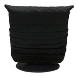 English Elm EE2624 100% Polyester, Steel Modern Commercial Grade Swivel Chair Black 100% Polyester, Steel