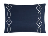 Katrin Navy Queen 20pc Comforter Set