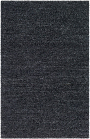 Acacia ACC-2304 Modern Recycled PET Yarn Rug ACC2304-81012 Black, Charcoal 100% Recycled PET Yarn 8'10" x 12'