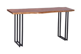 Manzanita Live Edge Solid Acacia Wood Natural Console Table