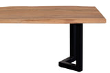 Porter Designs Manzanita Live Edge Solid Acacia Wood Natural Dining Bench Natural 07-196-13-BN58NV-KIT