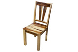Kalispell Solid Sheesham Wood Natural Dining Chair