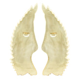 Sagebrook Home Contemporary Resin Set of 2 -  Angel Wings Wall Accent, Gold 16293 Gold Polyresin