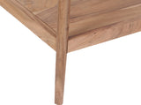 Porter Designs Portola Solid Acacia Wood Transitional End Table Natural 05-108-07-5034