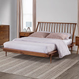 Modern Queen Spindle Bed
