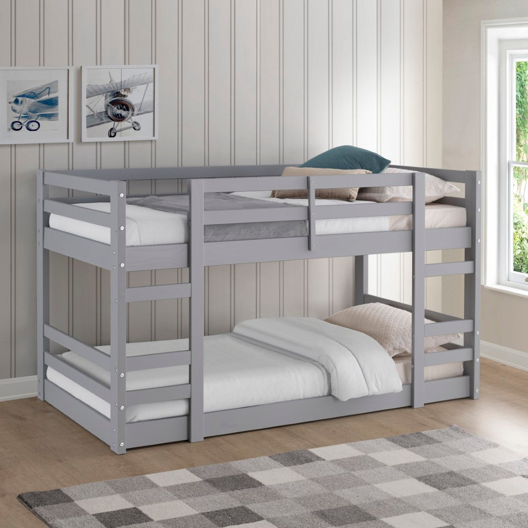 Low twin hot sale bunk bed