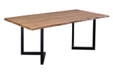 Porter Designs Manzanita Live Edge Solid Acacia Wood Natural Dining Table Natural 07-196-01-7010V-KIT