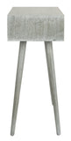 Safavieh Dean Console 2 Drawer Slate Grey Wood Water Based Paint Pine MDF COF5701C 889048258778