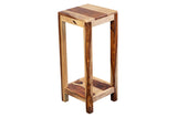 Sheesham Accents Solid Wood Natural End Table